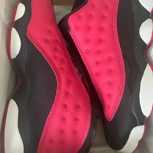 Jordan 13 Retro Women's Black and Red Sneakers